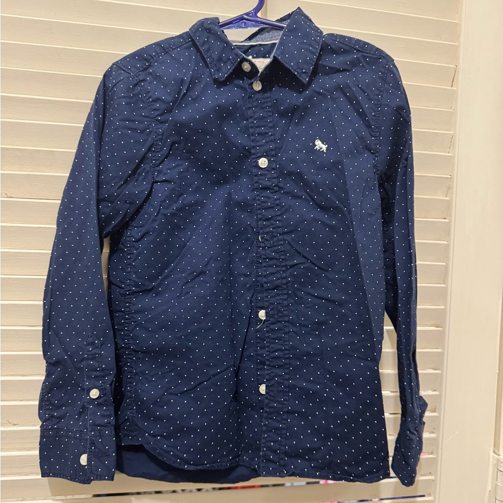 L.O.G.G. Navy Polka Dot Garment